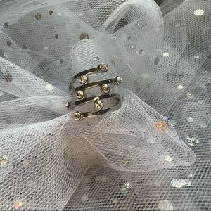 Crystal Cluster Rhinestone Ring